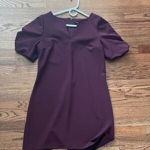 Express Deep Purple Midi Dress